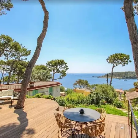 Splendide Cap D'antibes Vue Mer- Piscine 别墅 昂蒂布